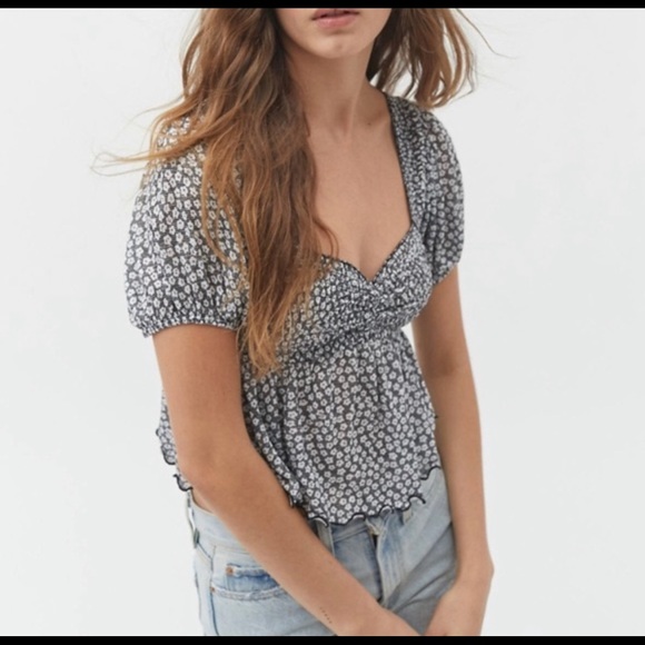Urban Outfitters Tops - UO Smocked Bodice Top